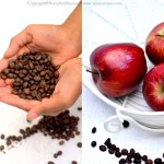 coffee apple bavarois